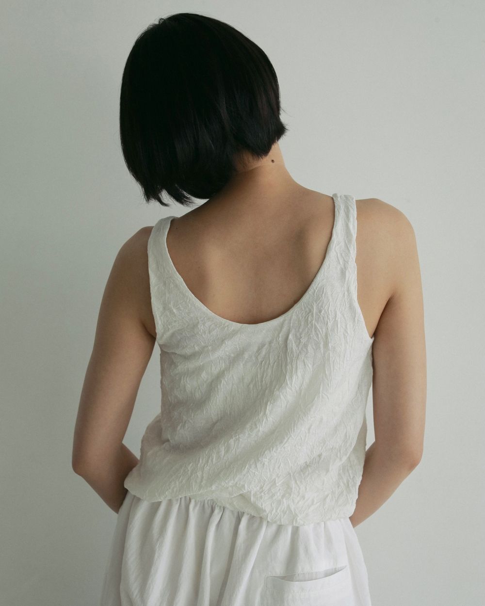 Washer Tanktop Washer Tanktop,ワッシャー タンクトップ,62510615,トップス,タンク,タンクトップ,シワ加工,カットソー素材,ànuke,アンヌーク,lifes,ライフズ,25ss