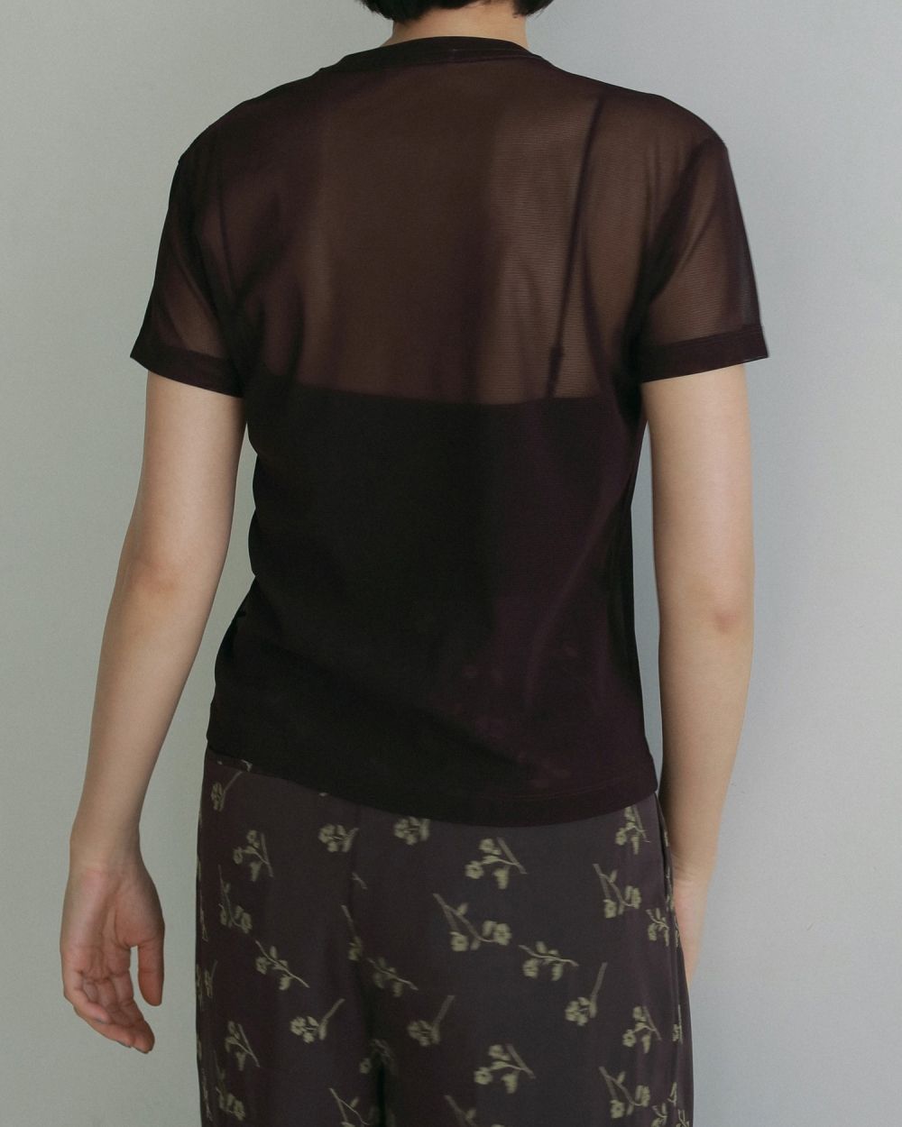 Sheer Tulle T-shirts Sheer Tulle T-shirts,シアーチュールTシャツ,62510624,トップス,Tシャツ,透け感,ノースリーブ,ànuke,アンヌーク,lifes,ライフズ,25ss