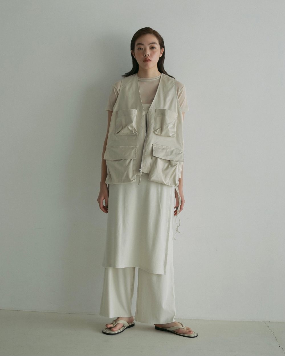 Sheer Tulle T-shirts Sheer Tulle T-shirts,シアーチュールTシャツ,62510624,トップス,Tシャツ,透け感,ノースリーブ,ànuke,アンヌーク,lifes,ライフズ,25ss