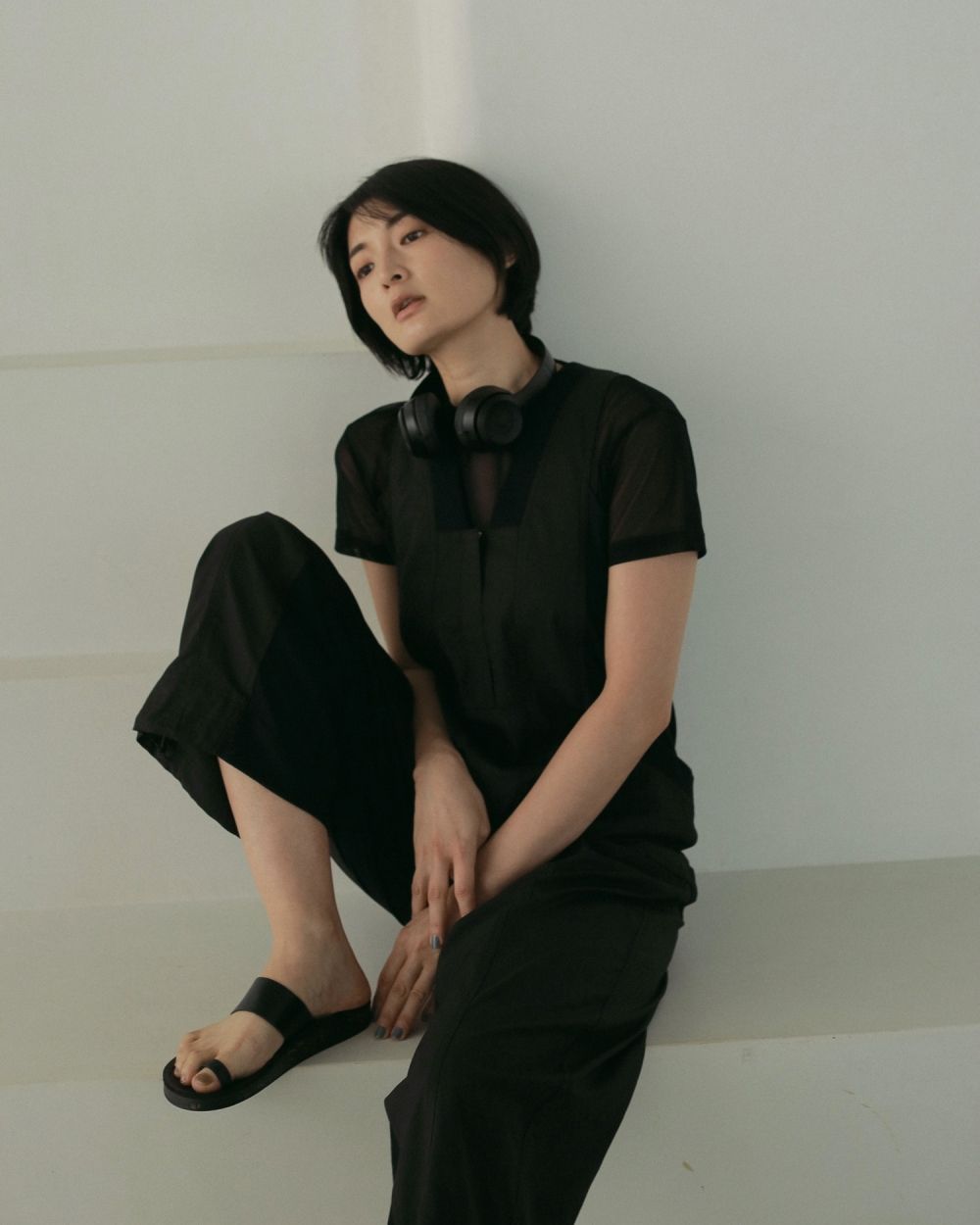 Sheer Tulle T-shirts Sheer Tulle T-shirts,シアーチュールTシャツ,62510624,トップス,Tシャツ,透け感,ノースリーブ,ànuke,アンヌーク,lifes,ライフズ,25ss