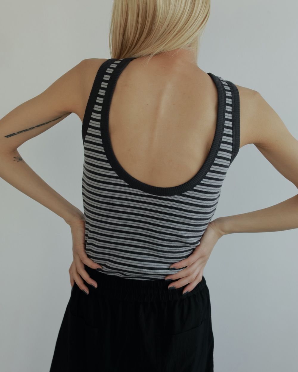 Border Rib Tank Border Rib Tank,ボーダーリブタンク,62510632,タンクトップ,タンク,トップス,ànuke,アンヌーク,lifes,ライフズ,25ss