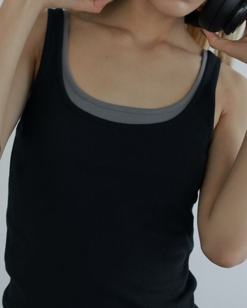 ànuke online store（アンヌーク） / Sheer Layered TanktopSheer