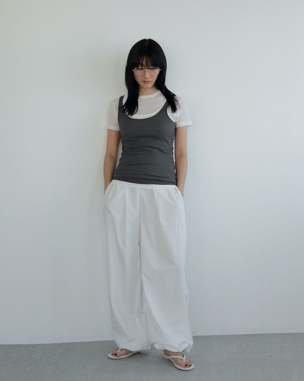 Sheer Layered Tanktop Sheer Layered Tanktop,シアーレイヤードタンクトップ,62510637,タンク,タンクトップ,トップス,レイヤードトップス,透け感,ànuke,アンヌーク,lifes,ライフズ,25ss