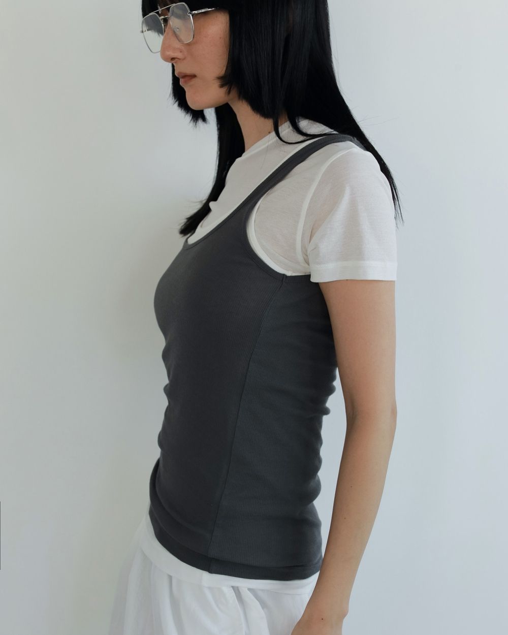 Sheer Layered Tanktop Sheer Layered Tanktop,シアーレイヤードタンクトップ,62510637,タンク,タンクトップ,トップス,レイヤードトップス,透け感,ànuke,アンヌーク,lifes,ライフズ,25ss