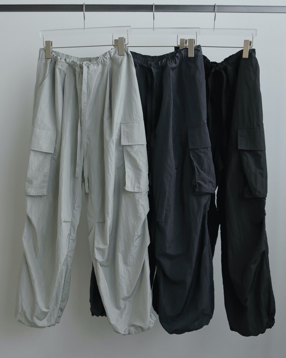 Nylon Cargo Pants  Nylon Cargo Pants,ナイロンカーゴパンツ,62510703,ボトム,パンツ,カーゴパンツ,ナイロン素材,カジュアル,ànuke,アンヌーク,lifes,ライフズ,25ss