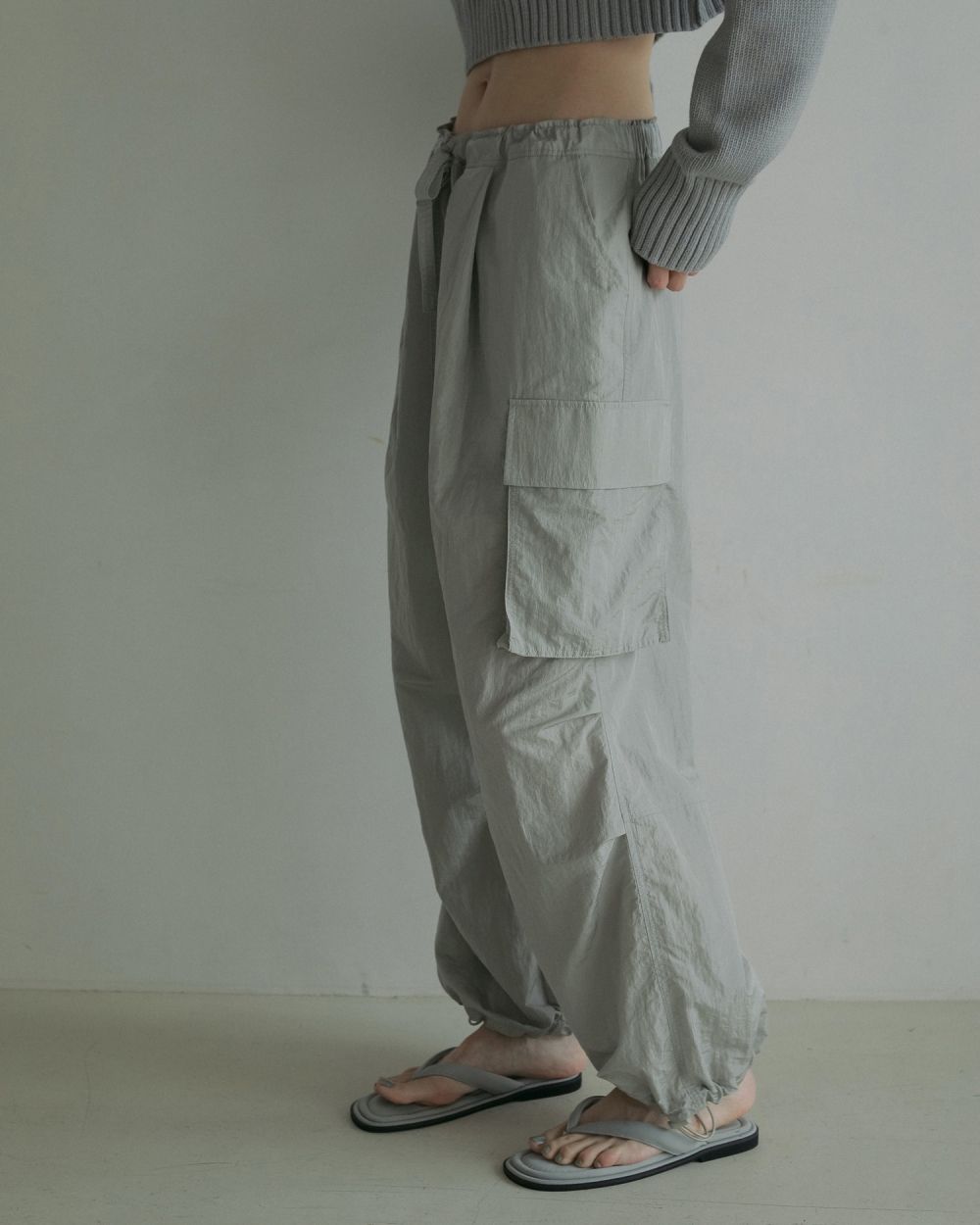 Nylon Cargo Pants  Nylon Cargo Pants,ナイロンカーゴパンツ,62510703,ボトム,パンツ,カーゴパンツ,ナイロン素材,カジュアル,ànuke,アンヌーク,lifes,ライフズ,25ss