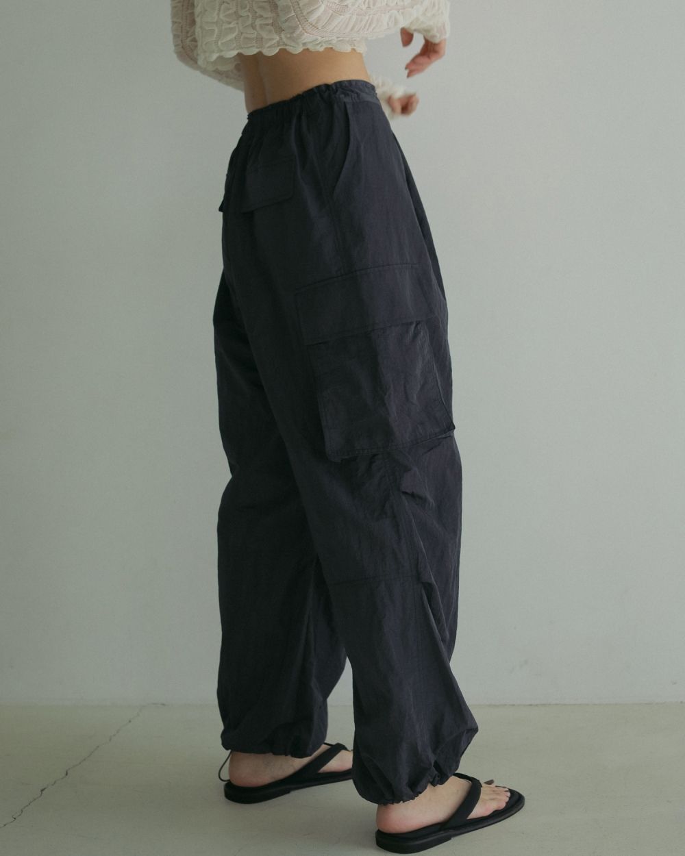Nylon Cargo Pants  Nylon Cargo Pants,ナイロンカーゴパンツ,62510703,ボトム,パンツ,カーゴパンツ,ナイロン素材,カジュアル,ànuke,アンヌーク,lifes,ライフズ,25ss
