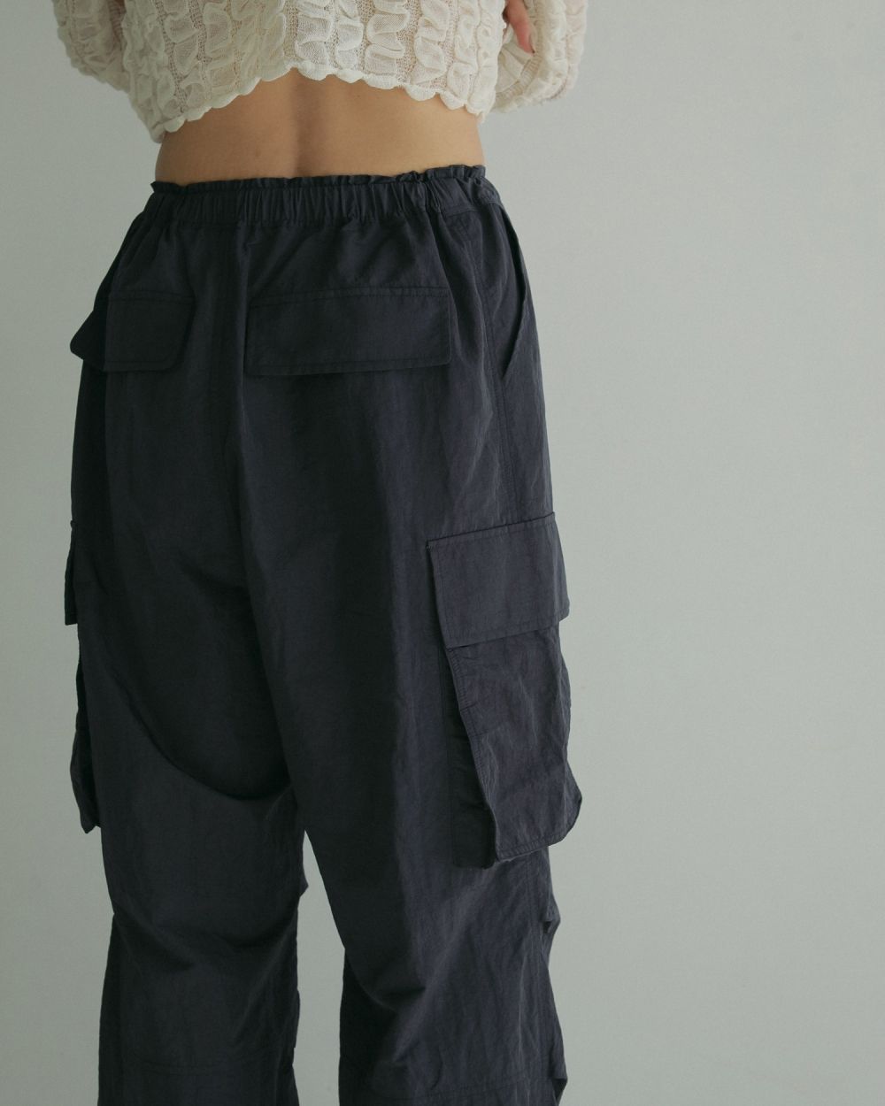 Nylon Cargo Pants  Nylon Cargo Pants,ナイロンカーゴパンツ,62510703,ボトム,パンツ,カーゴパンツ,ナイロン素材,カジュアル,ànuke,アンヌーク,lifes,ライフズ,25ss