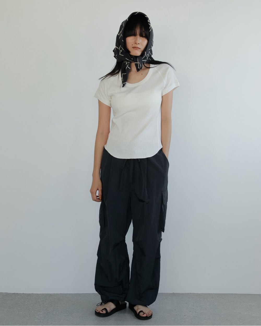 Nylon Cargo Pants  Nylon Cargo Pants,ナイロンカーゴパンツ,62510703,ボトム,パンツ,カーゴパンツ,ナイロン素材,カジュアル,ànuke,アンヌーク,lifes,ライフズ,25ss