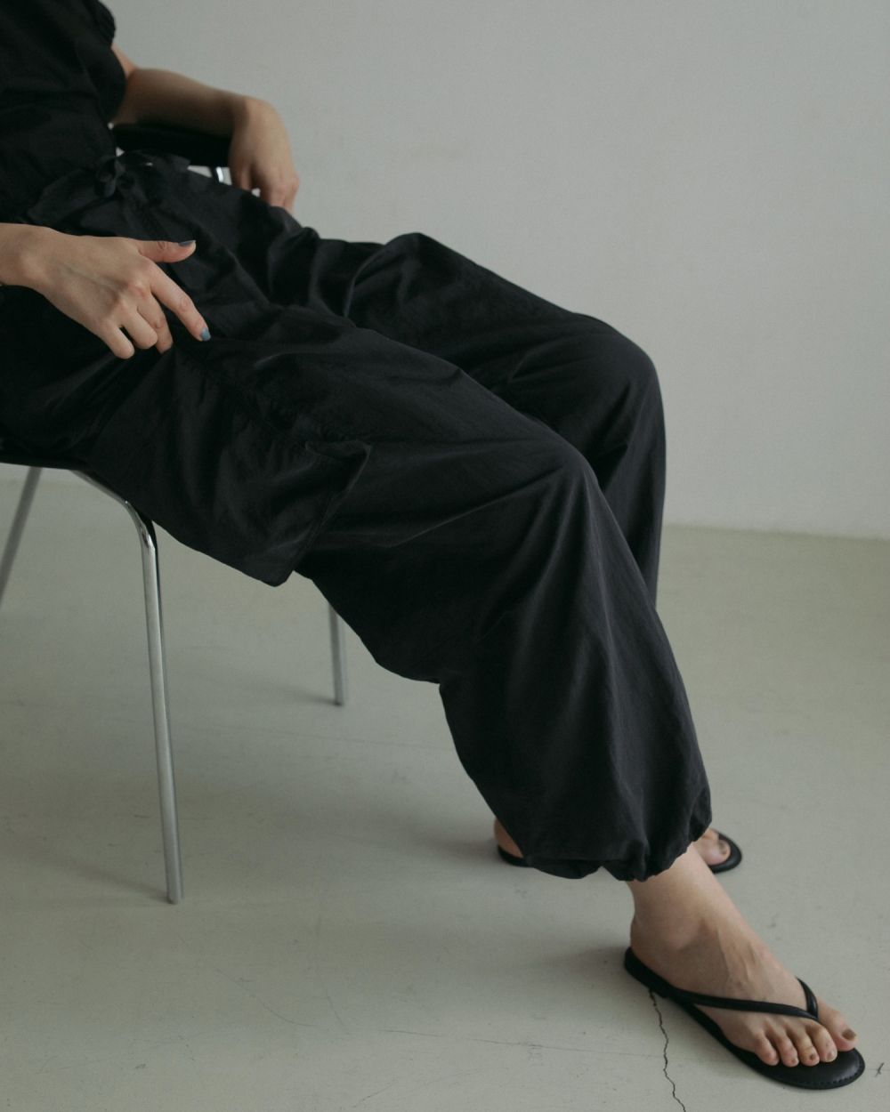 Nylon Cargo Pants  Nylon Cargo Pants,ナイロンカーゴパンツ,62510703,ボトム,パンツ,カーゴパンツ,ナイロン素材,カジュアル,ànuke,アンヌーク,lifes,ライフズ,25ss