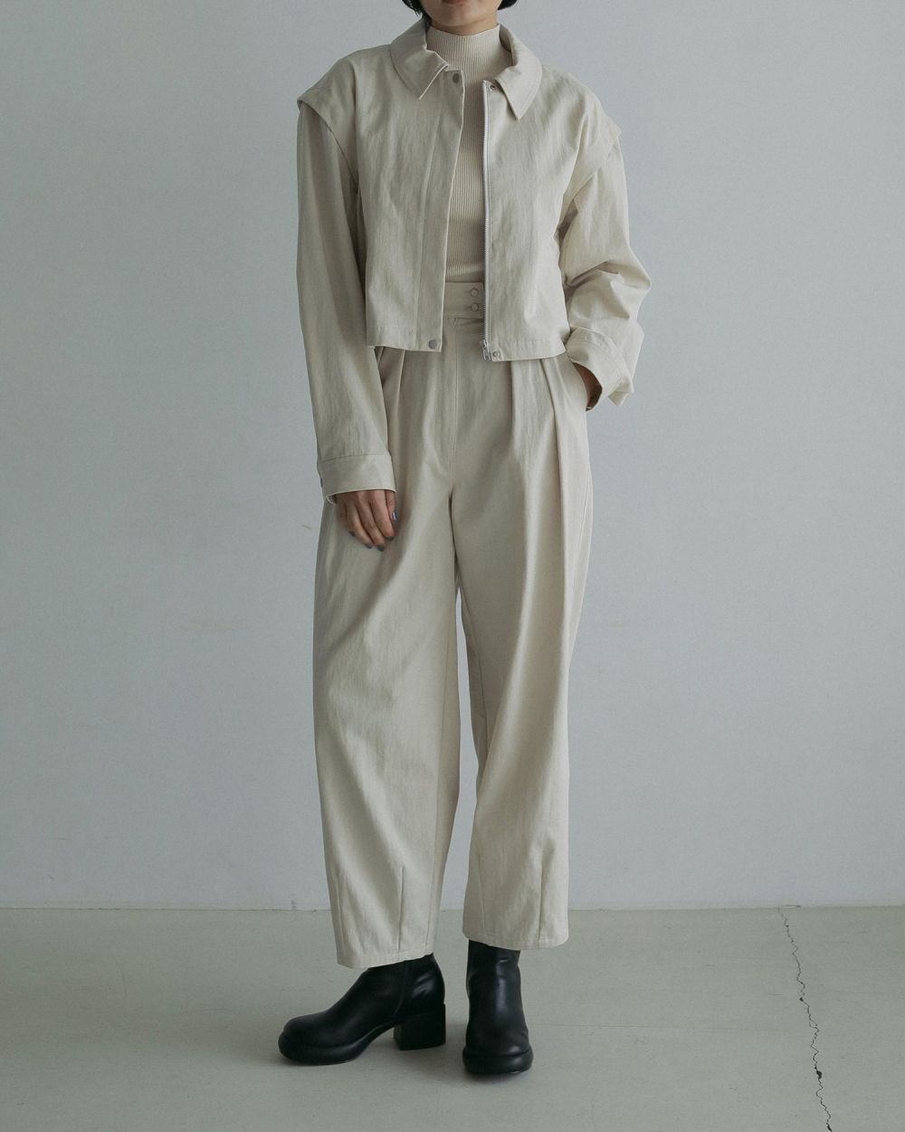 Twill Cocoon Pants Twill Cocoon Pants,ツイルコクーンパンツ,62510709,パンツ,ボトム,ツイル素材,コクーンパンツ,ànuke,トアンヌーク,lifes,ライフズ,25ss