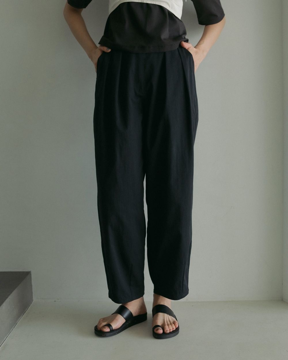 Twill Cocoon Pants Twill Cocoon Pants,ツイルコクーンパンツ,62510709,パンツ,ボトム,ツイル素材,コクーンパンツ,ànuke,トアンヌーク,lifes,ライフズ,25ss