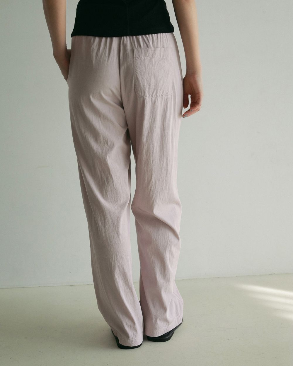 Chambray Rough Pants Chambray Rough Pants,シャンブレーラフパンツ,62510710,パンツ,ボトムス,ウエストゴム,ànuke,トアンヌーク,lifes,ライフズ,25ss