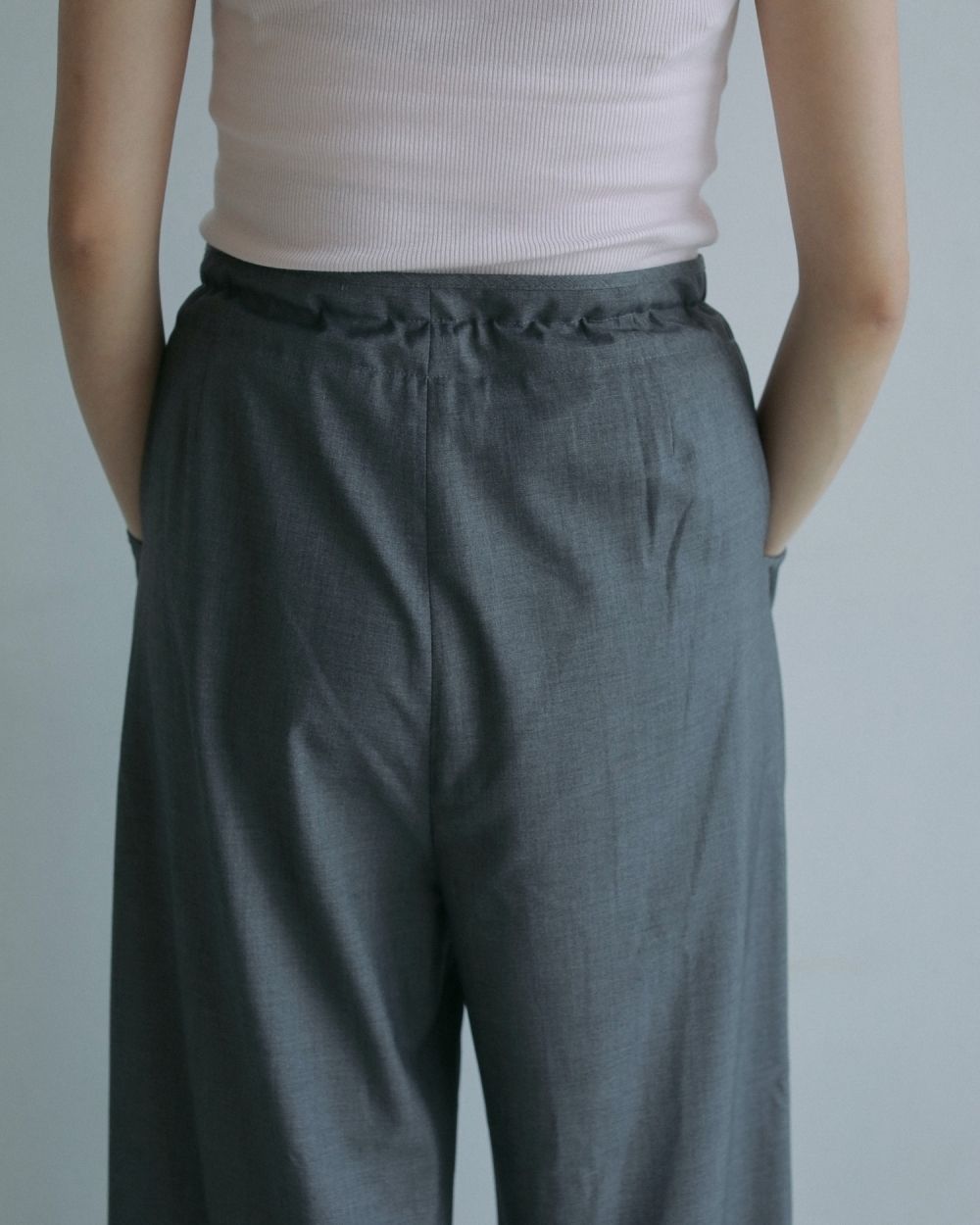 Drawstring Waterrepellent Pants Drawstring Waterrepellent Pants,ドロストリングウォーターリペラントパンツ,62510718,ボトム,パンツ,撥水加工,ànuke,アンヌーク,lifes,ライフズ,25ss