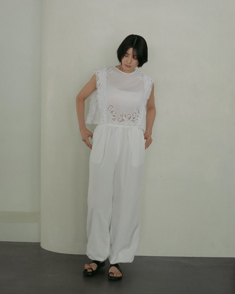 Nylon Volume Pants Nylon Volume Pants,ナイロンボリュームパンツ,62510719,パンツ,ボトムス,ànuke,トアンヌーク,lifes,ライフズ,25ss