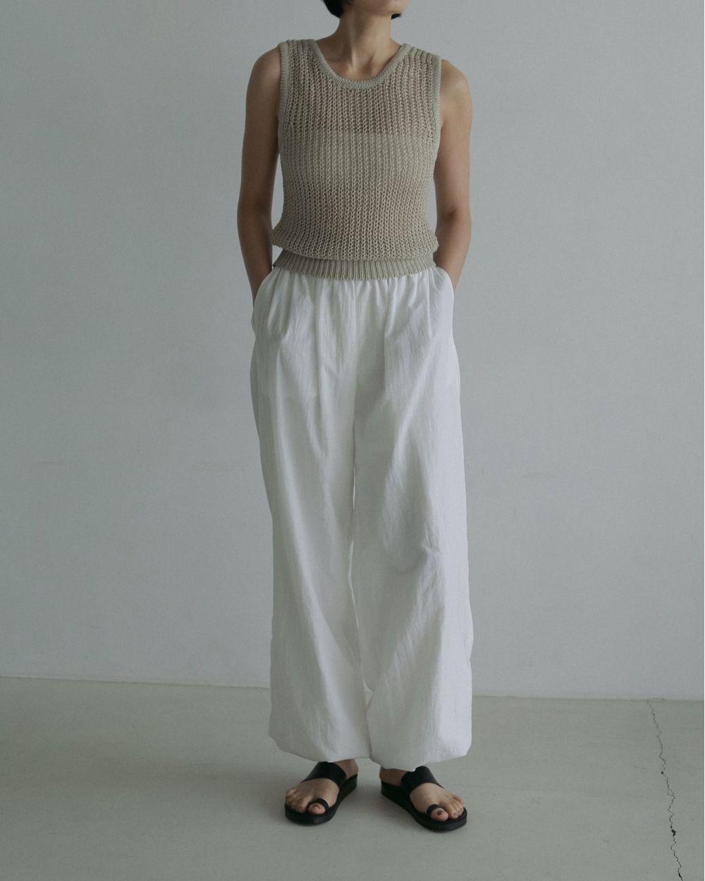 Nylon Volume Pants Nylon Volume Pants,ナイロンボリュームパンツ,62510719,パンツ,ボトムス,ànuke,トアンヌーク,lifes,ライフズ,25ss