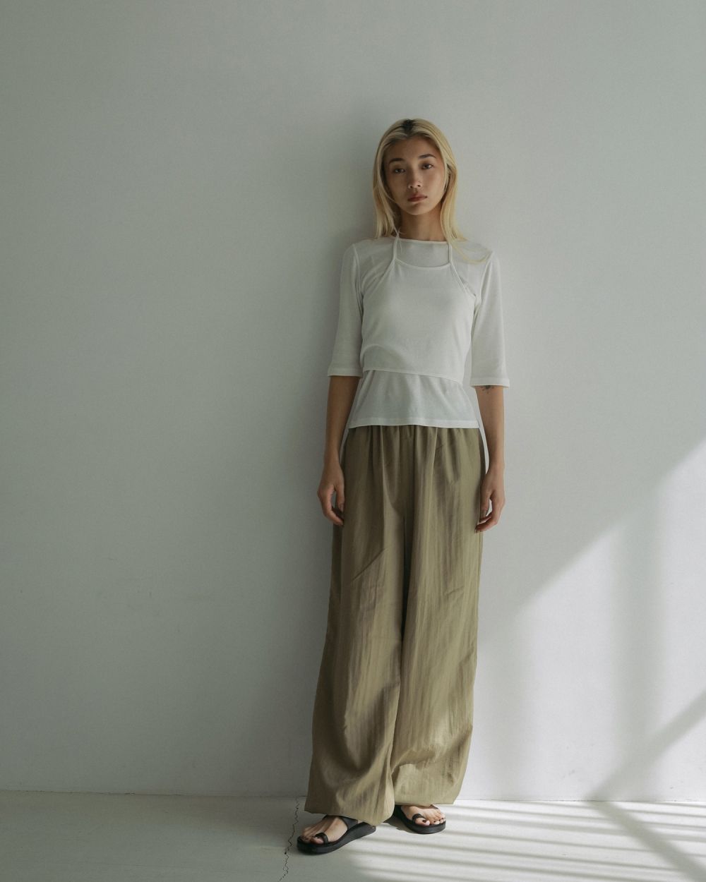 Nylon Volume Pants Nylon Volume Pants,ナイロンボリュームパンツ,62510719,パンツ,ボトムス,ànuke,トアンヌーク,lifes,ライフズ,25ss