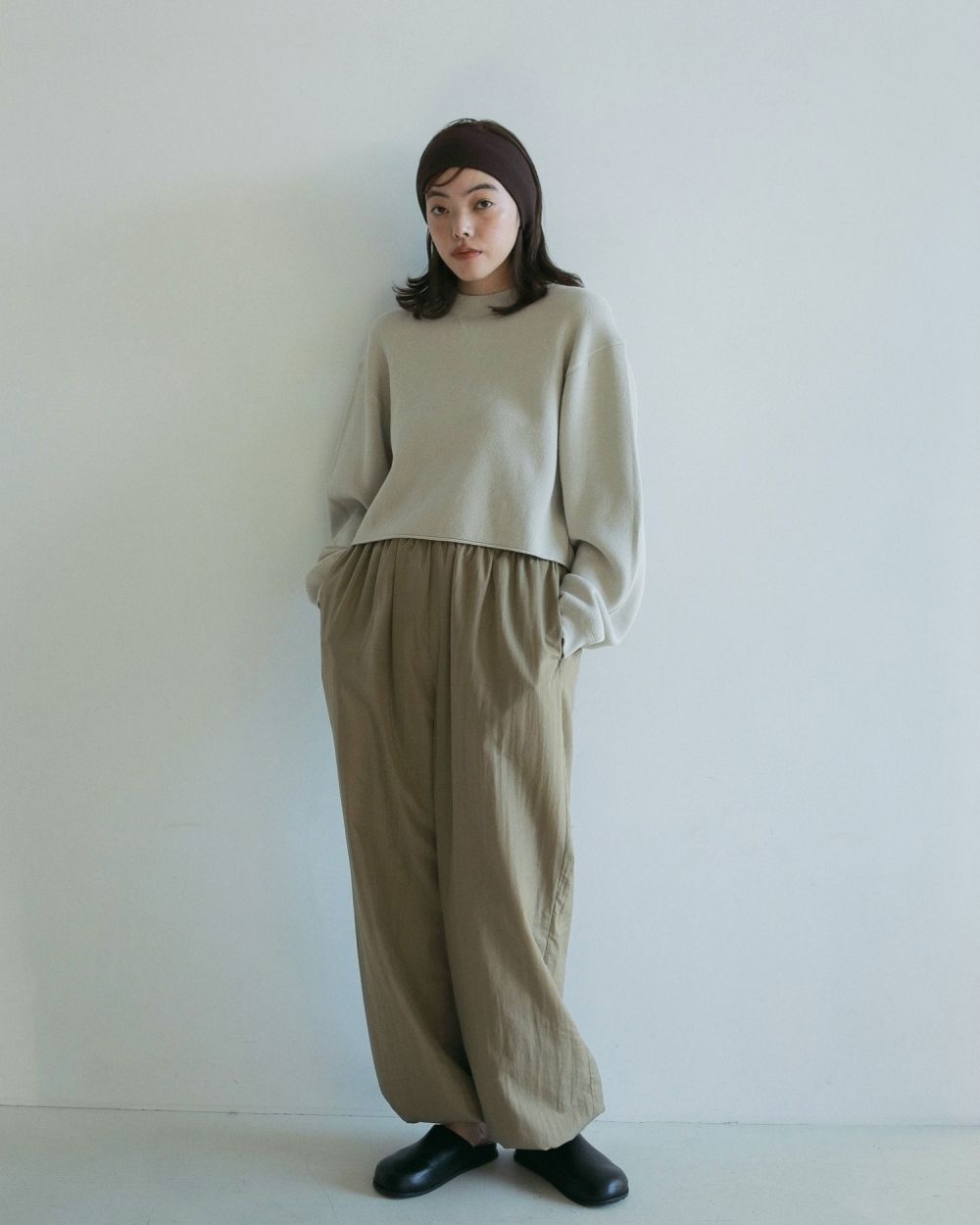 Nylon Volume Pants Nylon Volume Pants,ナイロンボリュームパンツ,62510719,パンツ,ボトムス,ànuke,トアンヌーク,lifes,ライフズ,25ss