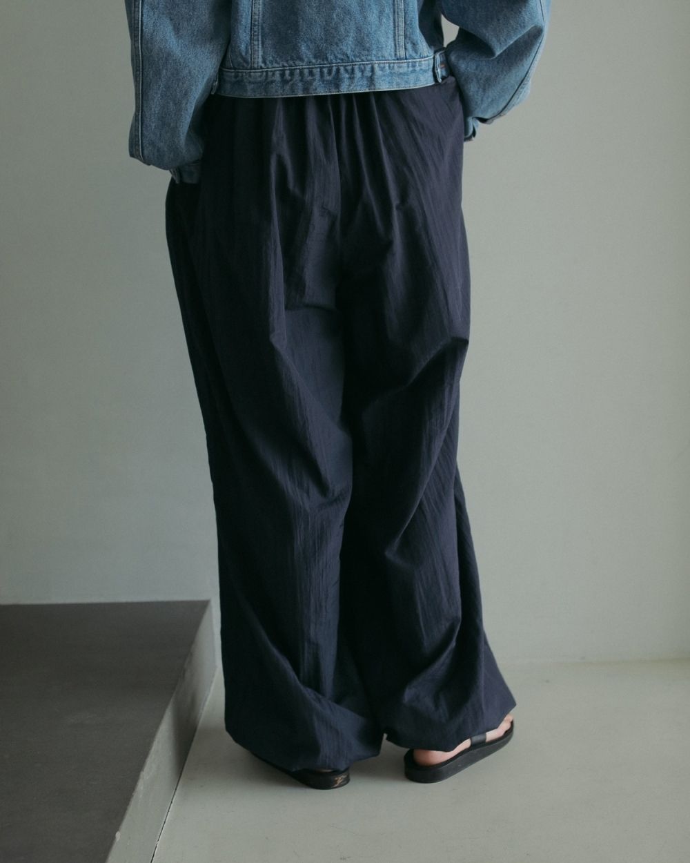Nylon Volume Pants Nylon Volume Pants,ナイロンボリュームパンツ,62510719,パンツ,ボトムス,ànuke,トアンヌーク,lifes,ライフズ,25ss
