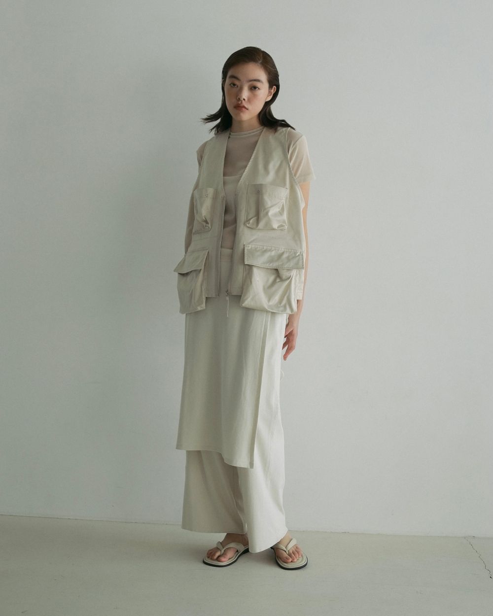 Layered Cut Pants Layered Cut Pants,レイヤードカットパンツ,62510722,ボトムス,レイヤードパンツ,カットソー素材,ànuke,アンヌーク,lifes,ライフズ,25ss