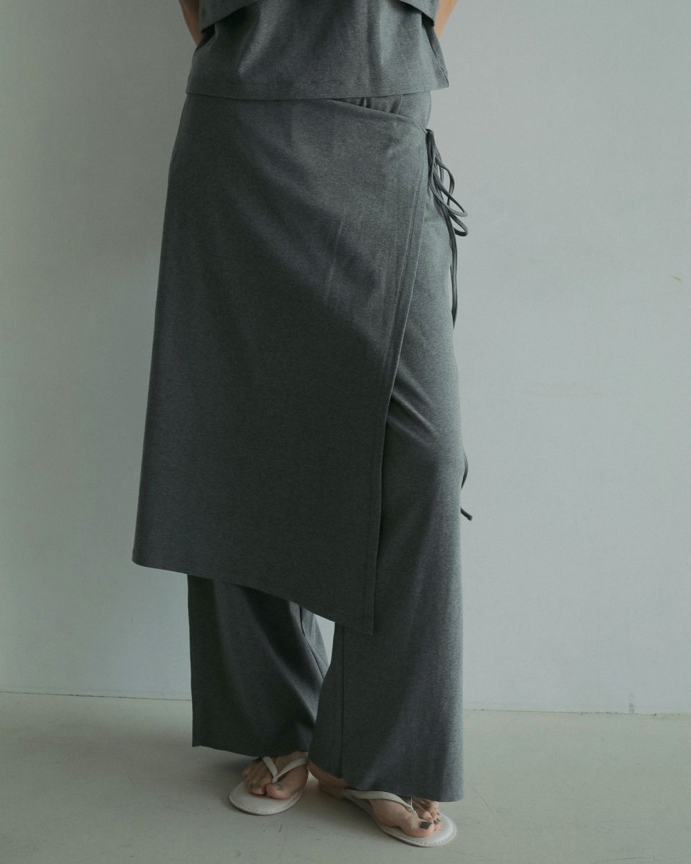 Layered Cut Pants Layered Cut Pants,レイヤードカットパンツ,62510722,ボトムス,レイヤードパンツ,カットソー素材,ànuke,アンヌーク,lifes,ライフズ,25ss
