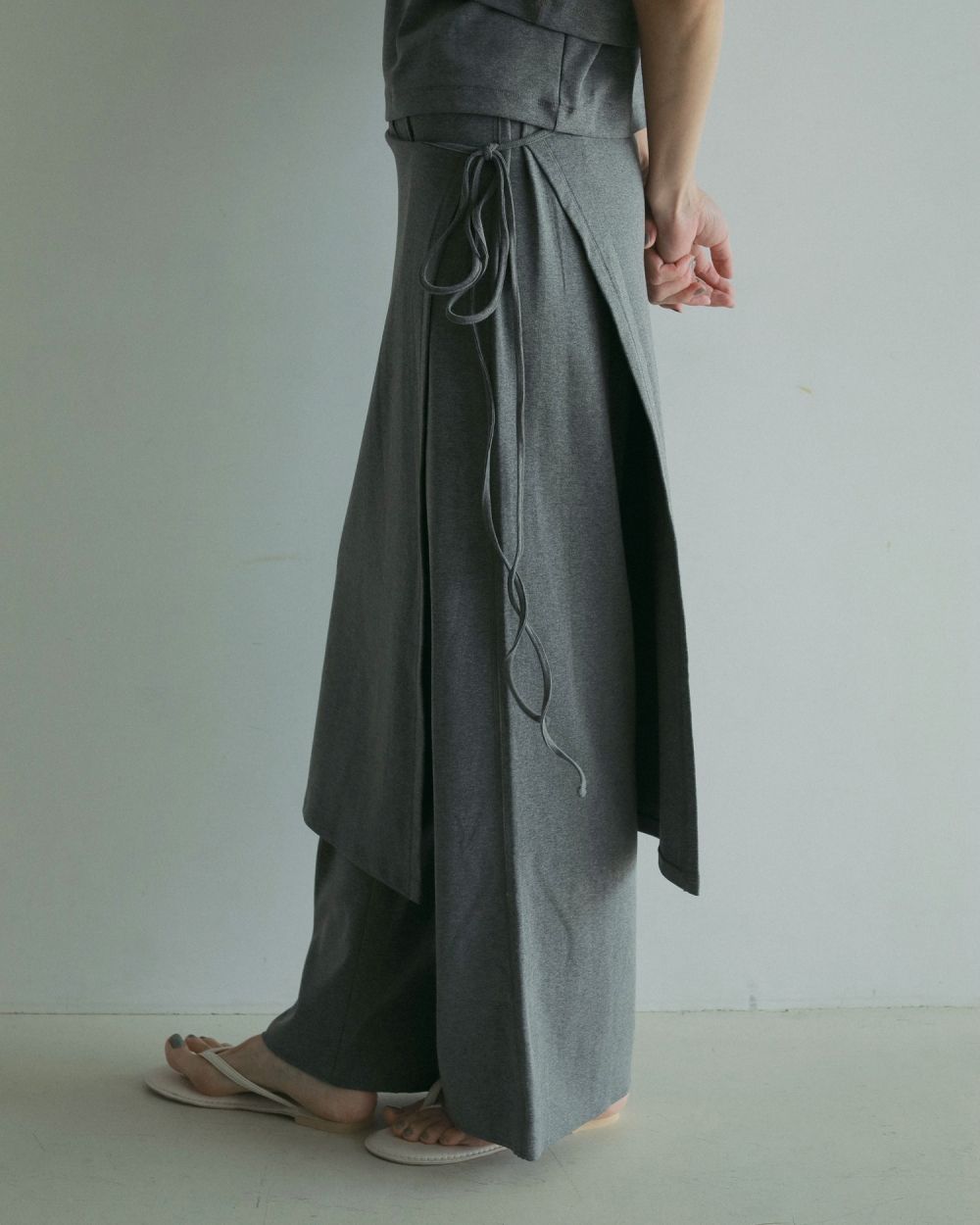 Layered Cut Pants Layered Cut Pants,レイヤードカットパンツ,62510722,ボトムス,レイヤードパンツ,カットソー素材,ànuke,アンヌーク,lifes,ライフズ,25ss