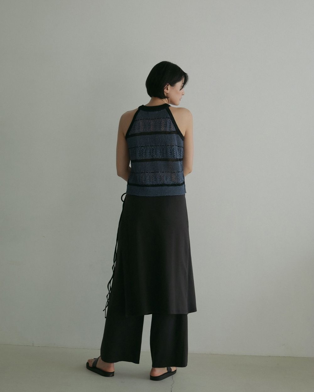 Layered Cut Pants Layered Cut Pants,レイヤードカットパンツ,62510722,ボトムス,レイヤードパンツ,カットソー素材,ànuke,アンヌーク,lifes,ライフズ,25ss