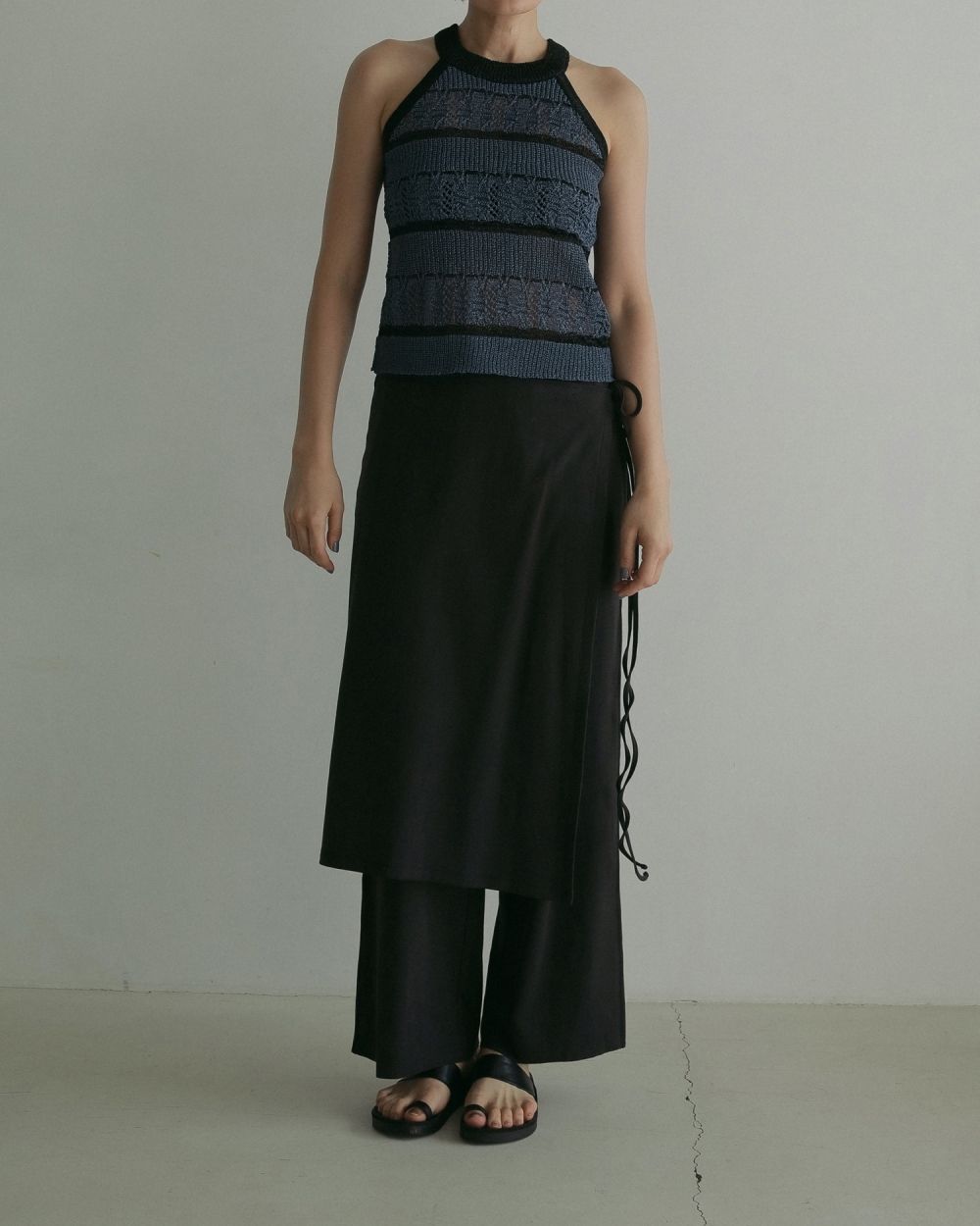 Layered Cut Pants Layered Cut Pants,レイヤードカットパンツ,62510722,ボトムス,レイヤードパンツ,カットソー素材,ànuke,アンヌーク,lifes,ライフズ,25ss