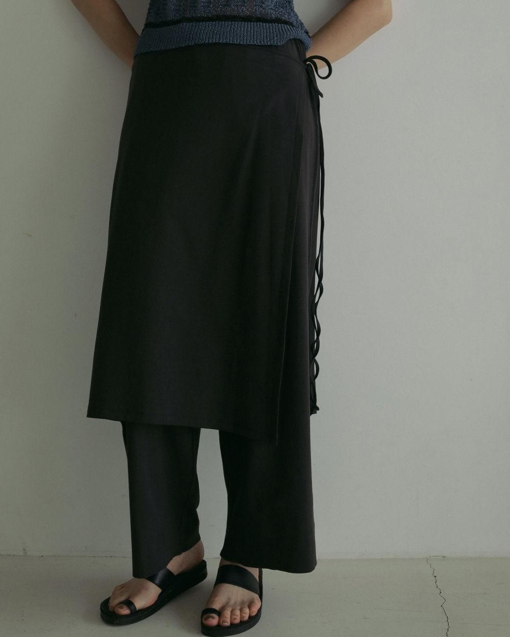 Layered Cut Pants Layered Cut Pants,レイヤードカットパンツ,62510722,ボトムス,レイヤードパンツ,カットソー素材,ànuke,アンヌーク,lifes,ライフズ,25ss