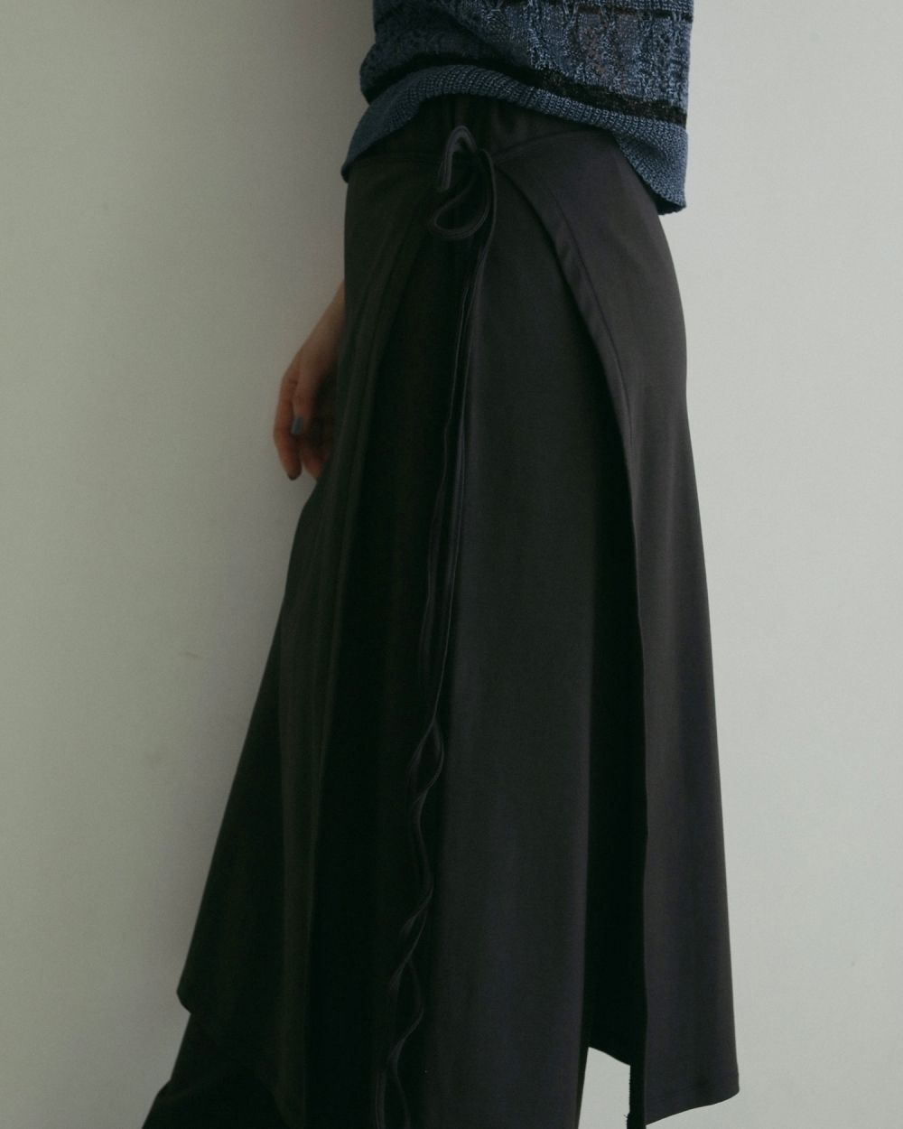 Layered Cut Pants Layered Cut Pants,レイヤードカットパンツ,62510722,ボトムス,レイヤードパンツ,カットソー素材,ànuke,アンヌーク,lifes,ライフズ,25ss