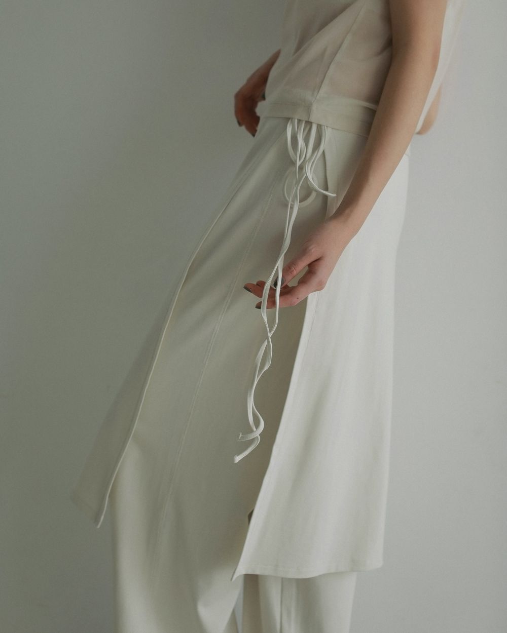 Layered Cut Pants Layered Cut Pants,レイヤードカットパンツ,62510722,ボトムス,レイヤードパンツ,カットソー素材,ànuke,アンヌーク,lifes,ライフズ,25ss