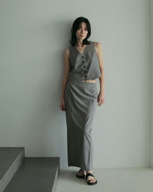 ànuke online store（アンヌーク） / Cutoff Pencil SkirtCutoff