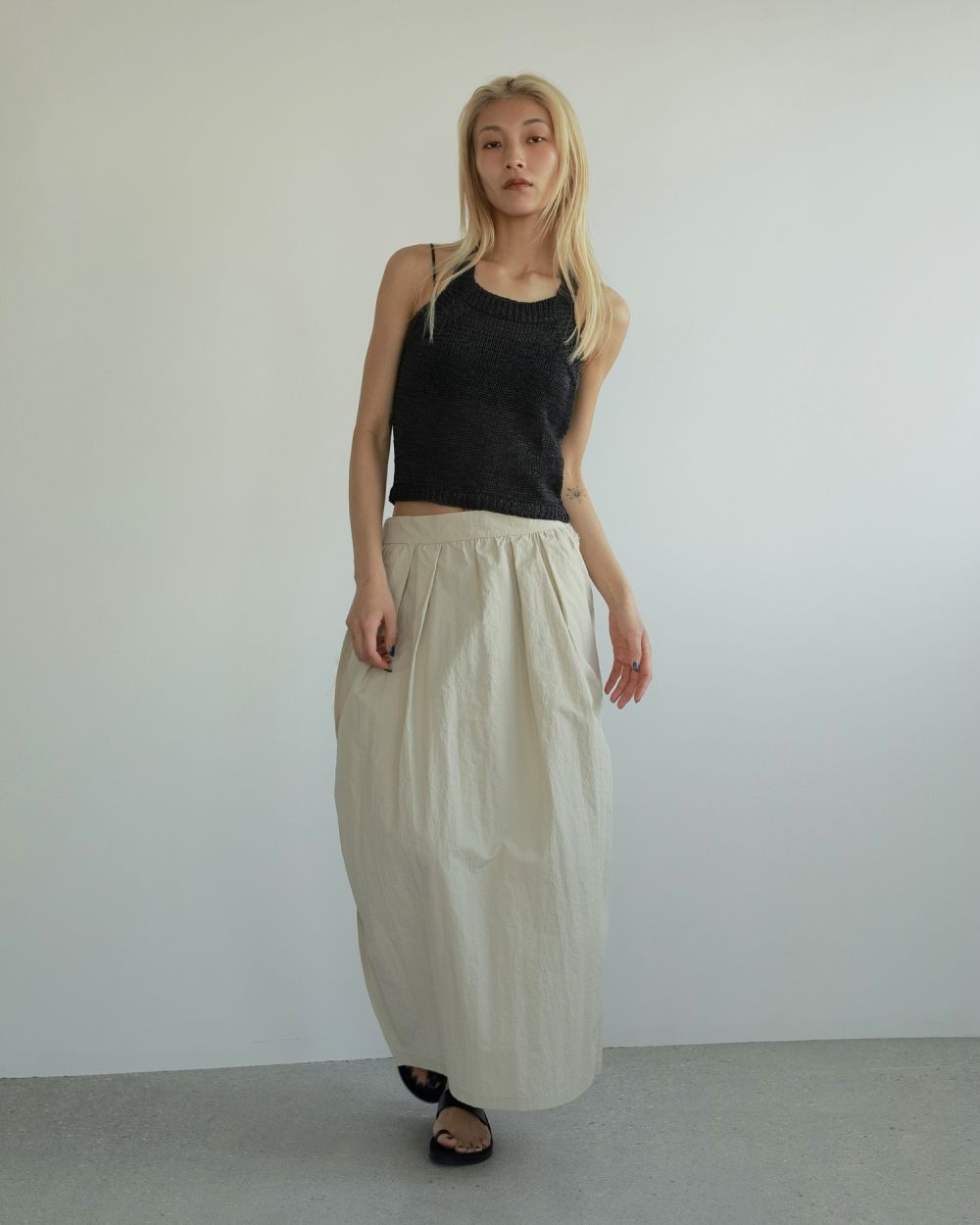 Nylon Balloon Skirt Nylon Balloon Skirt,ナイロンバルーンスカート,62510804,スカート,ボトム,バルーンスカート,ナイロン素材,ànuke,アンヌーク,lifes,ライフズ,25ss