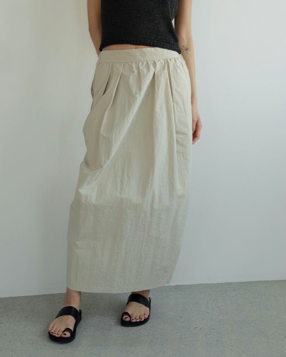 Nylon Balloon Skirt Nylon Balloon Skirt,ナイロンバルーンスカート,62510804,スカート,ボトム,バルーンスカート,ナイロン素材,ànuke,アンヌーク,lifes,ライフズ,25ss