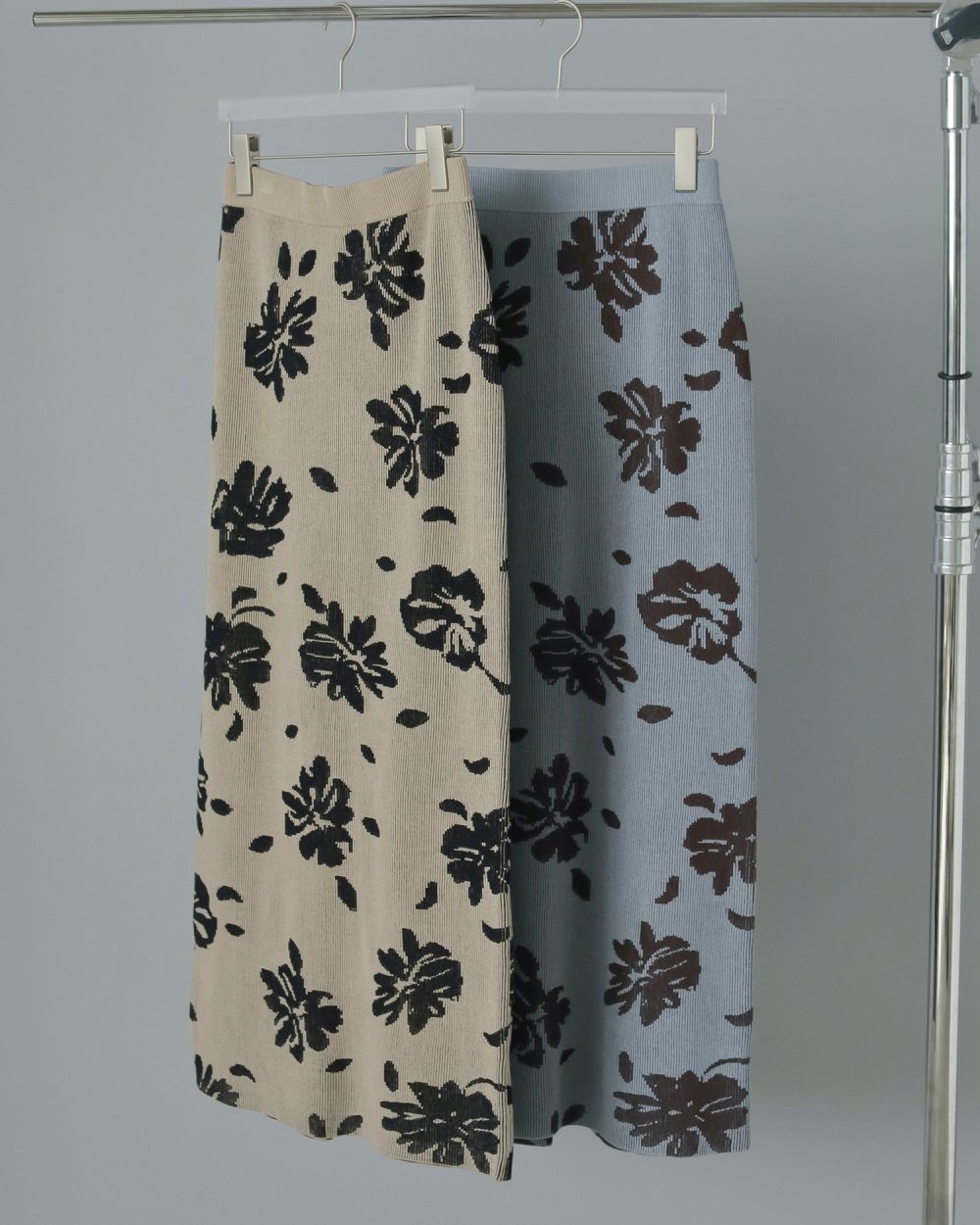 Botanical Knit Skirt Botanical Knit Skirt,ボタニカルニットスカート,62510805,ニットスカート,スカート,ボトム,リバーシブル,ànuke,アンヌーク,lifes,ライフズ,25ss