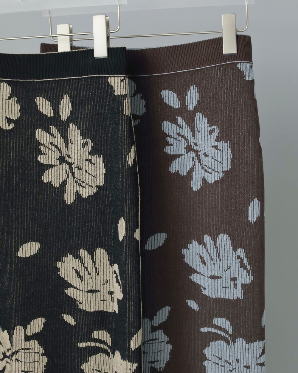 Botanical Knit Skirt Botanical Knit Skirt,ボタニカルニットスカート,62510805,ニットスカート,スカート,ボトム,リバーシブル,ànuke,アンヌーク,lifes,ライフズ,25ss