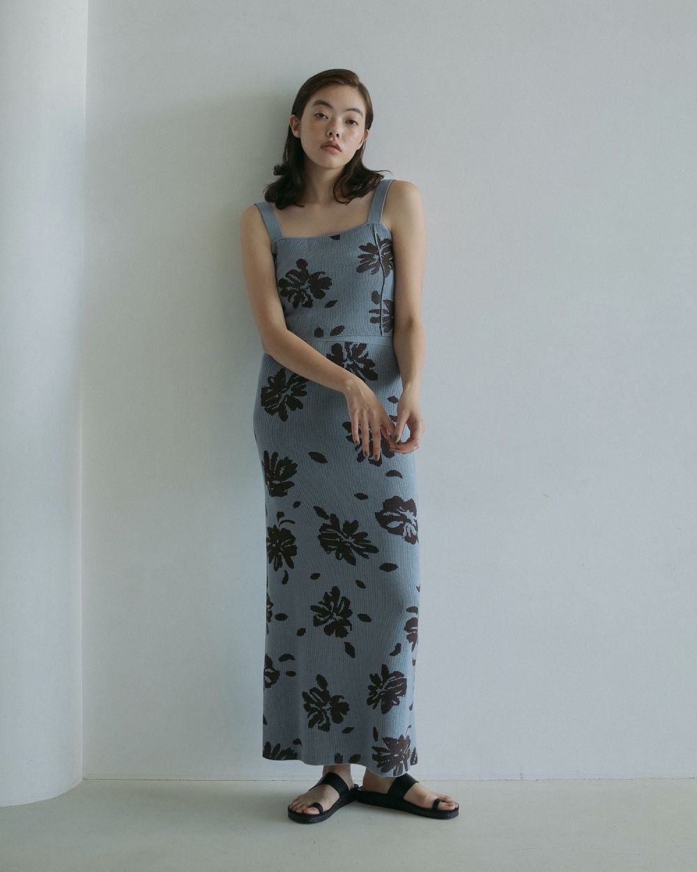 Botanical Knit Skirt Botanical Knit Skirt,ボタニカルニットスカート,62510805,ニットスカート,スカート,ボトム,リバーシブル,ànuke,アンヌーク,lifes,ライフズ,25ss