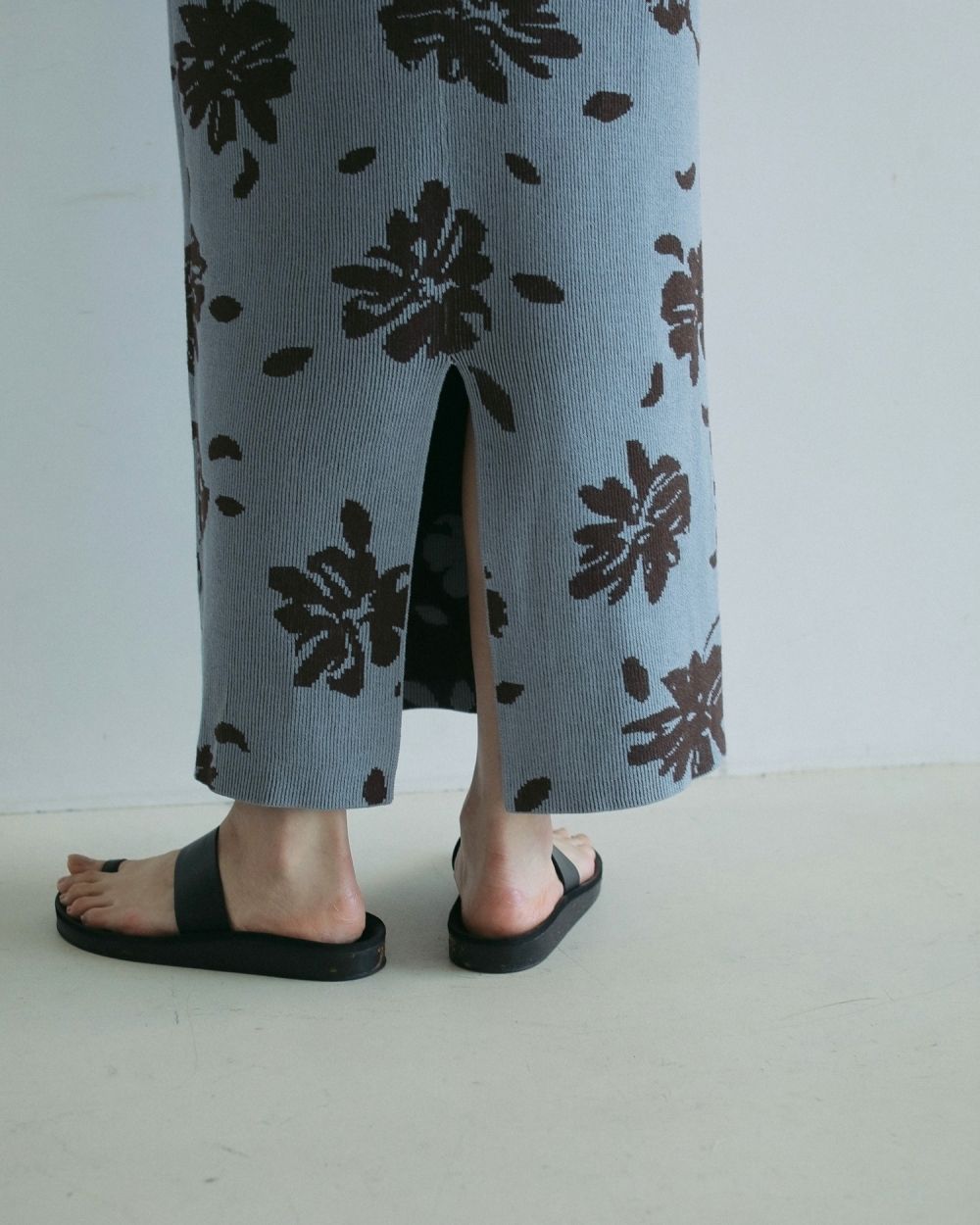 Botanical Knit Skirt Botanical Knit Skirt,ボタニカルニットスカート,62510805,ニットスカート,スカート,ボトム,リバーシブル,ànuke,アンヌーク,lifes,ライフズ,25ss
