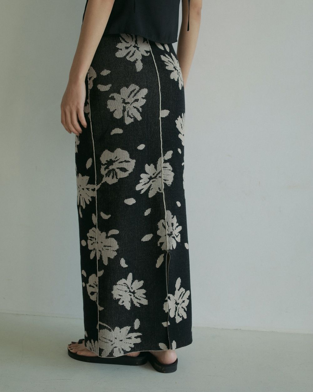 Botanical Knit Skirt Botanical Knit Skirt,ボタニカルニットスカート,62510805,ニットスカート,スカート,ボトム,リバーシブル,ànuke,アンヌーク,lifes,ライフズ,25ss