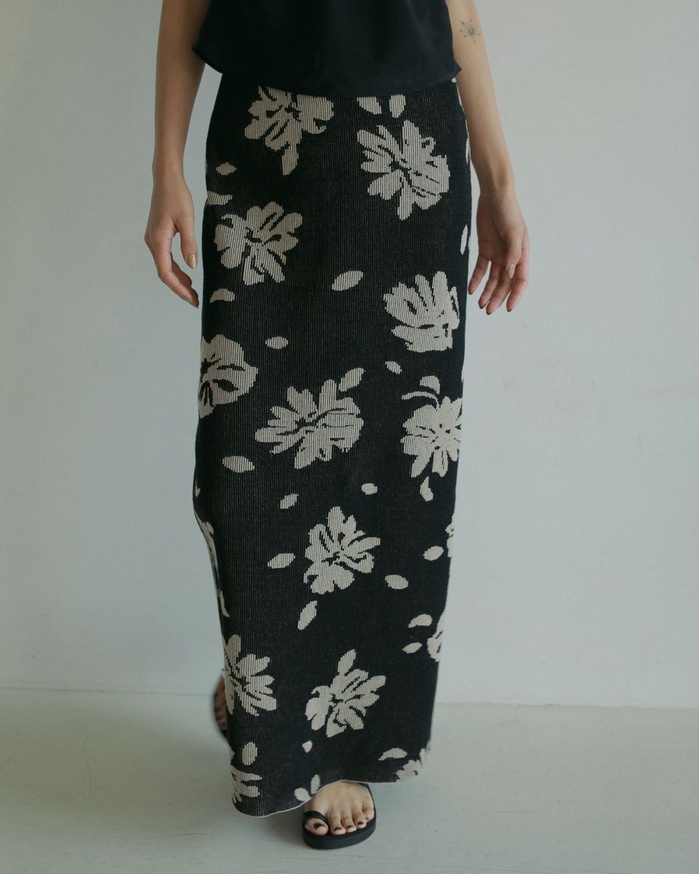 Botanical Knit Skirt Botanical Knit Skirt,ボタニカルニットスカート,62510805,ニットスカート,スカート,ボトム,リバーシブル,ànuke,アンヌーク,lifes,ライフズ,25ss