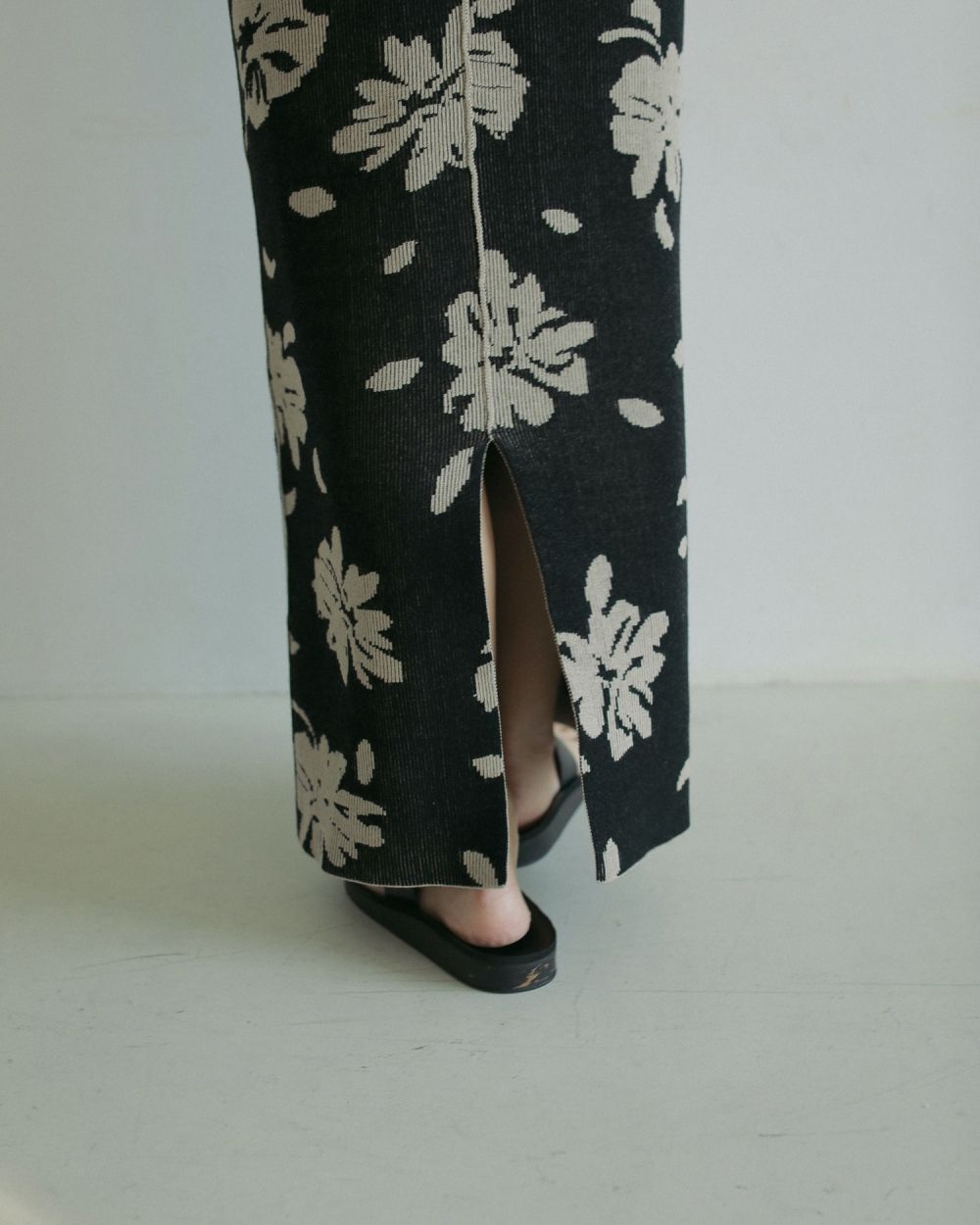 Botanical Knit Skirt Botanical Knit Skirt,ボタニカルニットスカート,62510805,ニットスカート,スカート,ボトム,リバーシブル,ànuke,アンヌーク,lifes,ライフズ,25ss