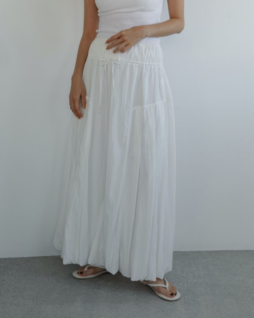 Volume Balloon Skirt Volume Balloon Skirt,ボリュームバルーンスカート,62510806,スカート,ボトム,バルーンスカート,ボリュームシルエット,リボン,ànuke,アンヌーク,lifes,ライフズ,25ss