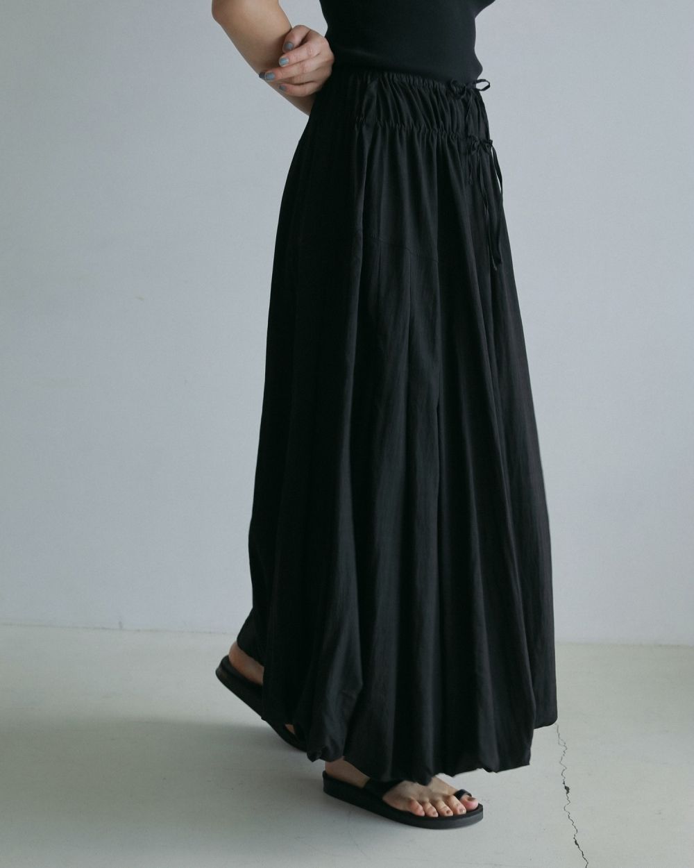 Volume Balloon Skirt Volume Balloon Skirt,ボリュームバルーンスカート,62510806,スカート,ボトム,バルーンスカート,ボリュームシルエット,リボン,ànuke,アンヌーク,lifes,ライフズ,25ss