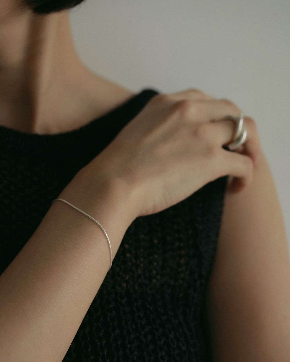 Snake Chain Bracelet Snake Chain Bracelet,スネークチェーンブレスレット,62510905,ブレスレット,アクセ,アクセサリー,きれいめ,ànuke,トアンヌーク,lifes,ライフズ,25ss