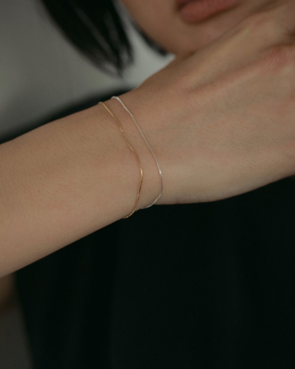 Chain Bracelet Chain Bracelet,チェーンブレスレット,62510907,ブレスレット,アクセ,アクセサリー,きれいめ,ànuke,トアンヌーク,lifes,ライフズ,25ss