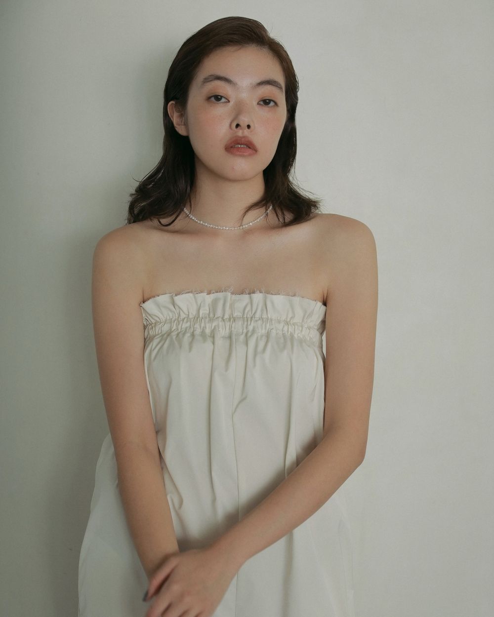 Mini Pearl Necklace Mini Pearl Necklace,ミニパールネックレス,62510910,ネックレス,アクセサリー,アクセ,一連ネックレス,ànuke,アンヌーク,lifes,ライフズ,26ss