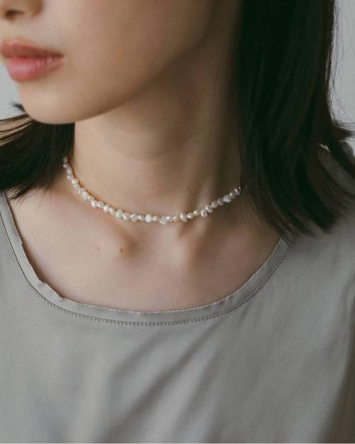 ànuke online store（アンヌーク） / Mini Pearl NecklaceMini Pearl