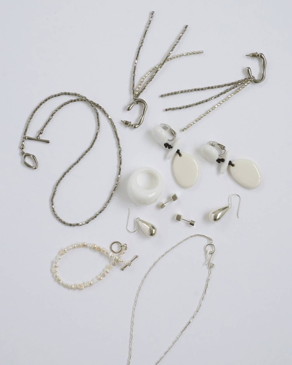 Mini Pearl Bracelet Mini Pearl Bracelet,ミニパールブレスレット,62510911,アクセサリー,アクセ,ブレスレット,ànuke,アンヌーク,lifes,ライフズ,26ss