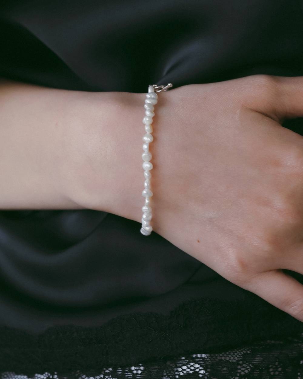 Mini Pearl Bracelet Mini Pearl Bracelet,ミニパールブレスレット,62510911,アクセサリー,アクセ,ブレスレット,ànuke,アンヌーク,lifes,ライフズ,26ss