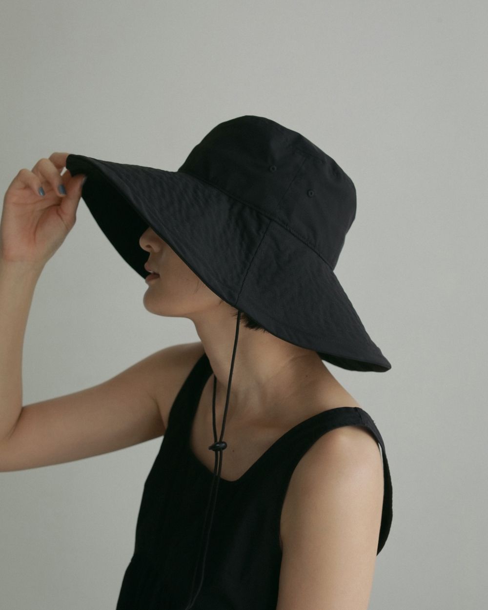 Stich Brim Hat Stitch Nylon Hat,ステッチナイロンハット,62511006,ハット,ナイロンハット,帽子,アクセサリー,ànuke,アンヌーク,lifes,ライフズ,25ss